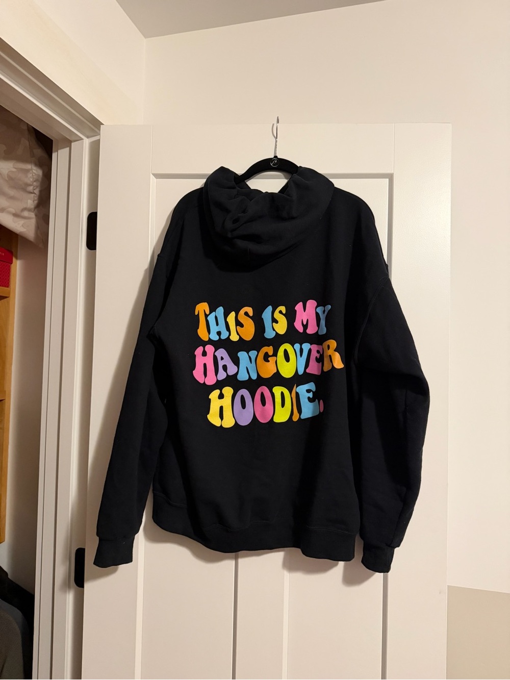 Black "This Is My Hangover Hoodie" Pullover Hoodie